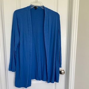 ❤️ J.Jill French blue open front cardigan 2x